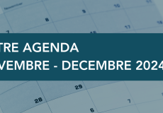 Votre agenda Novembre et décembre 2024